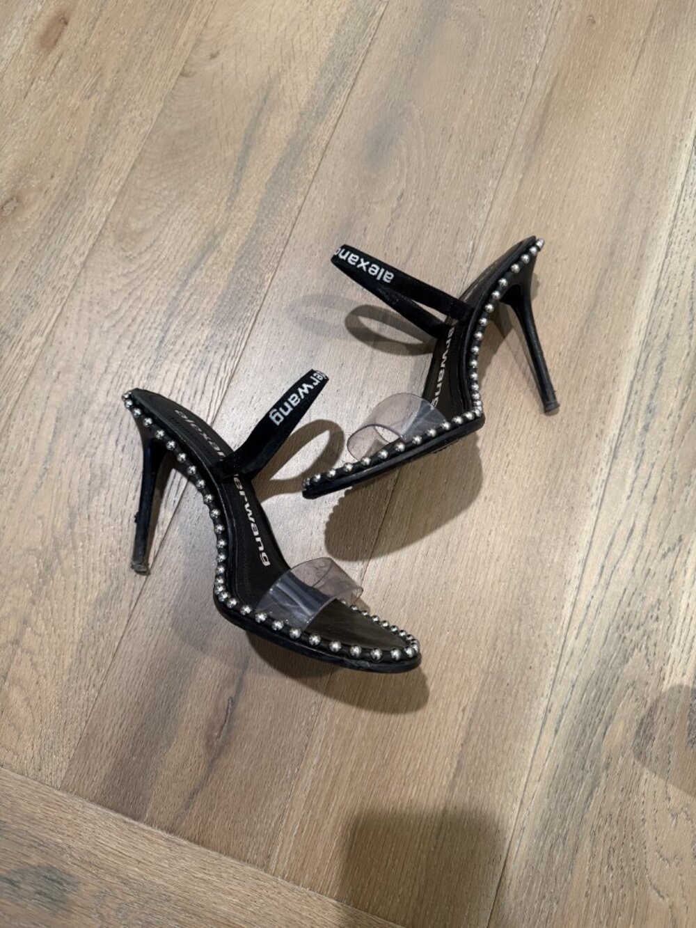 Alexander Wang Black Stud Heels